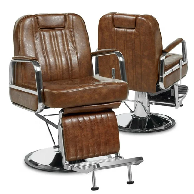 Contemporary Design barber chair hot sale hairdressing chairs supplies stainless handle commercial furniture