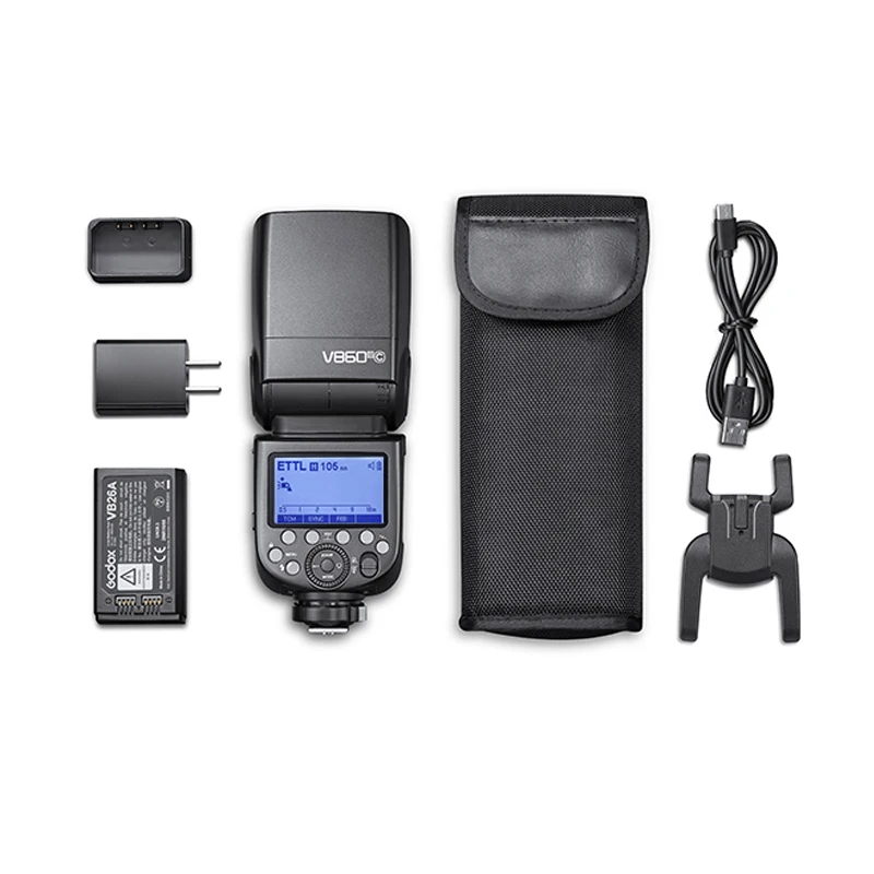 Godox V860III Studio flash fully supports TTL  master-secondary flash 2.4G Wireless System photography