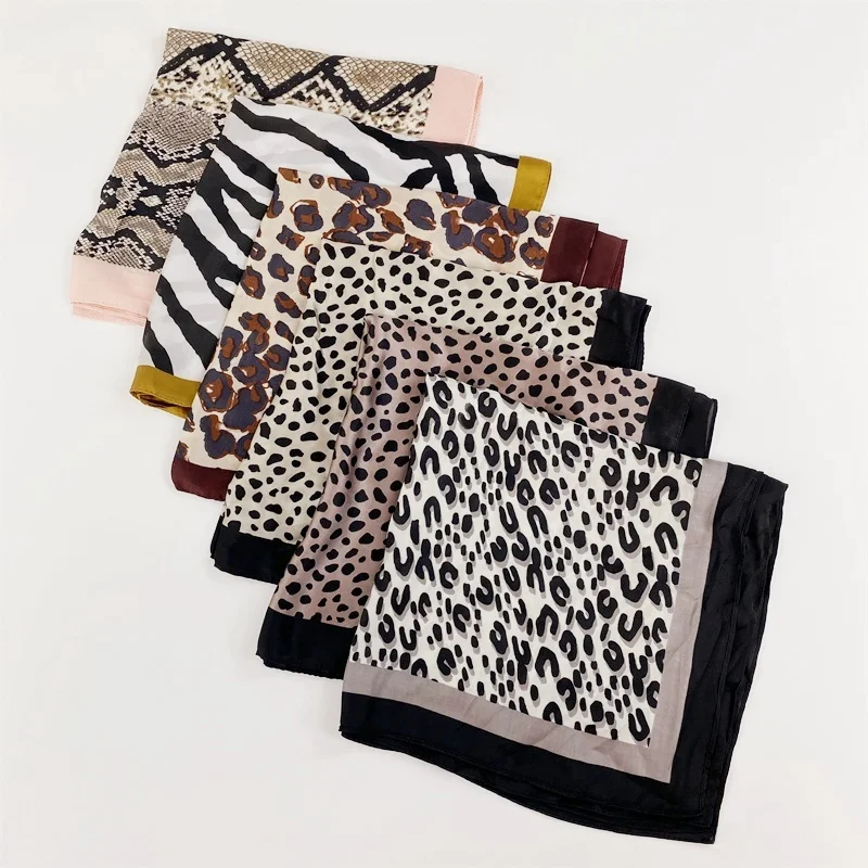 High quality oem women men Bandana Scarf custom printing satin silk polyester square bandana for outside sport