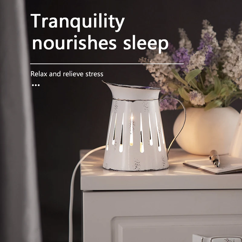 OEM ODM Design Metal Tea Pot Design Home Decor Fragrance Wax Blocks Melter Aromatherapy Lamp Wax Warmer