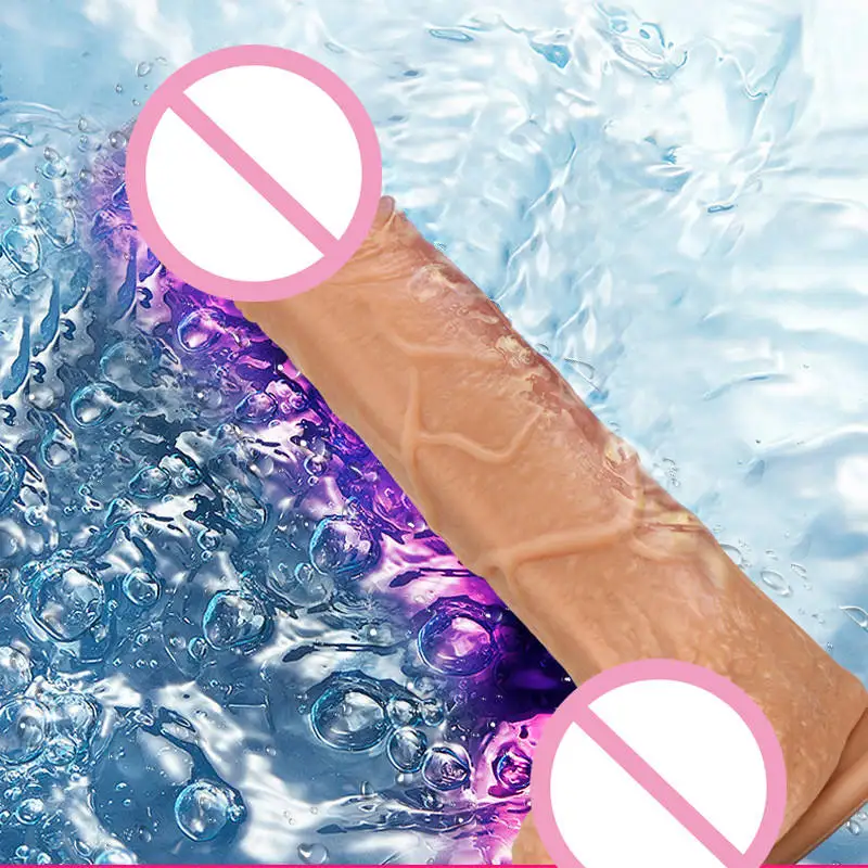 China Manufacturer Liquid Silicone Female Penis Rose Vibrator Dildo Girth Enlargement Penis