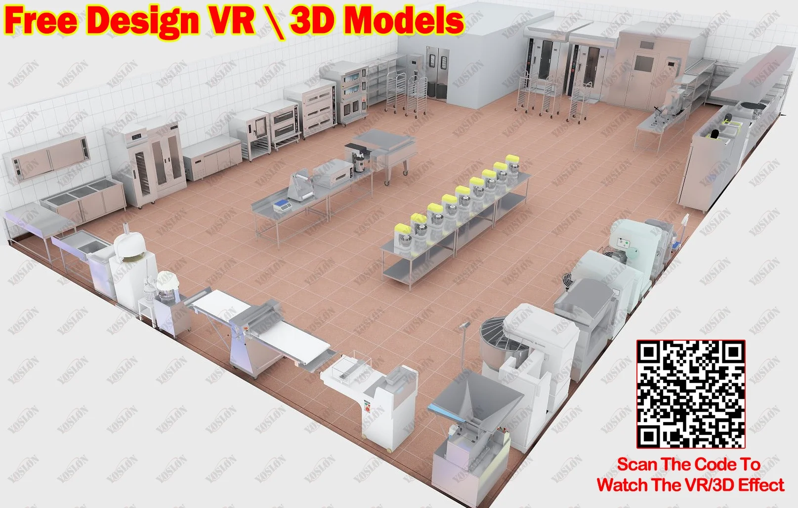YOSLON Croissant Production Line,Continuous Bakery Electric For Food Production Line