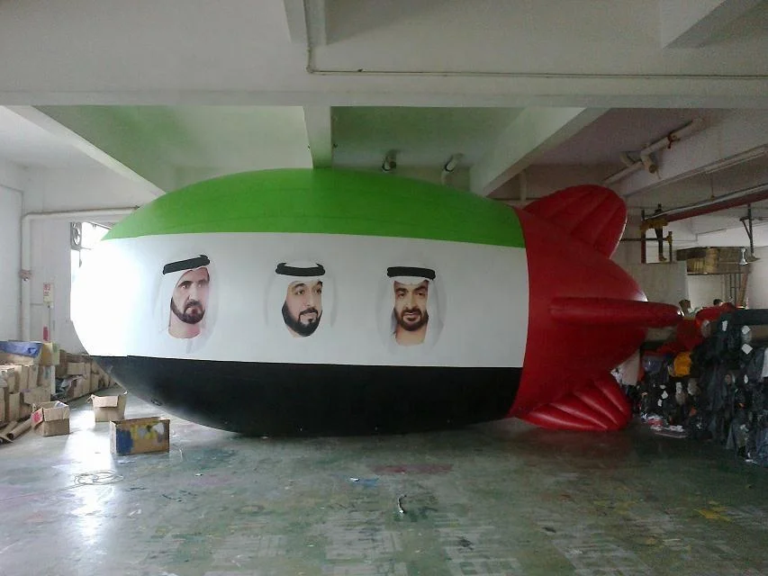 Custom made inflatable PVC airship helium blimp outdoor inflatable blimp for sale Custom logo flying inflatable hot air balloon