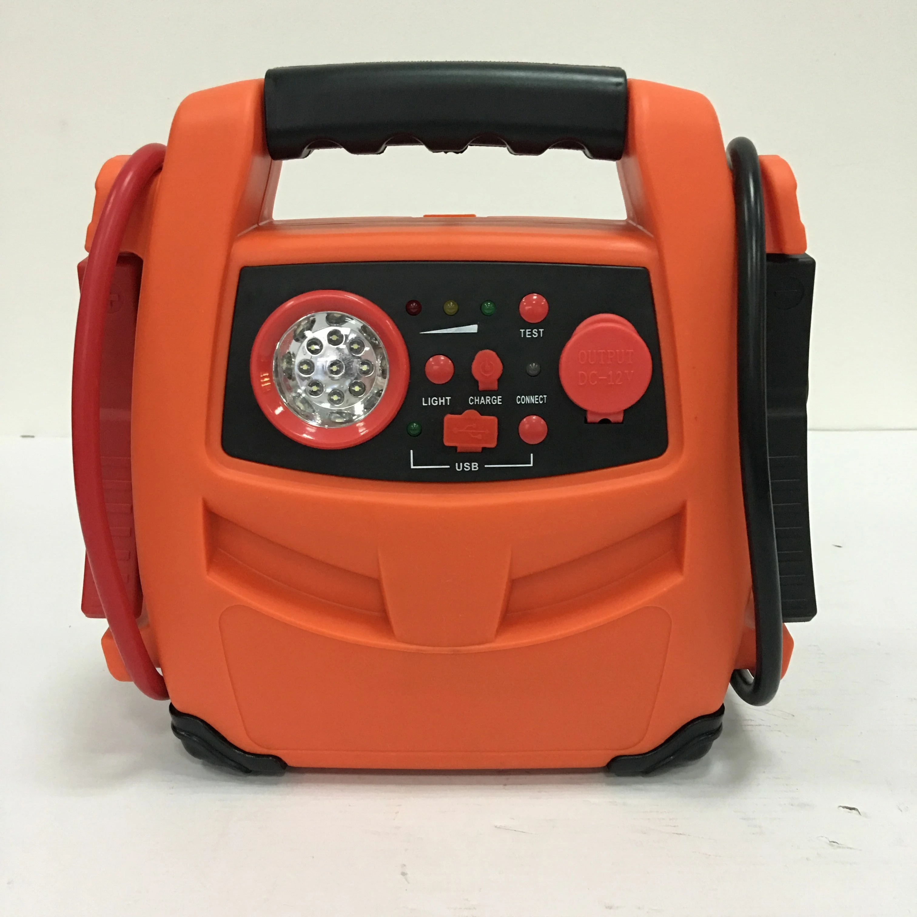 12V  smart car jump starter power station with air compressor and usb emergency booster