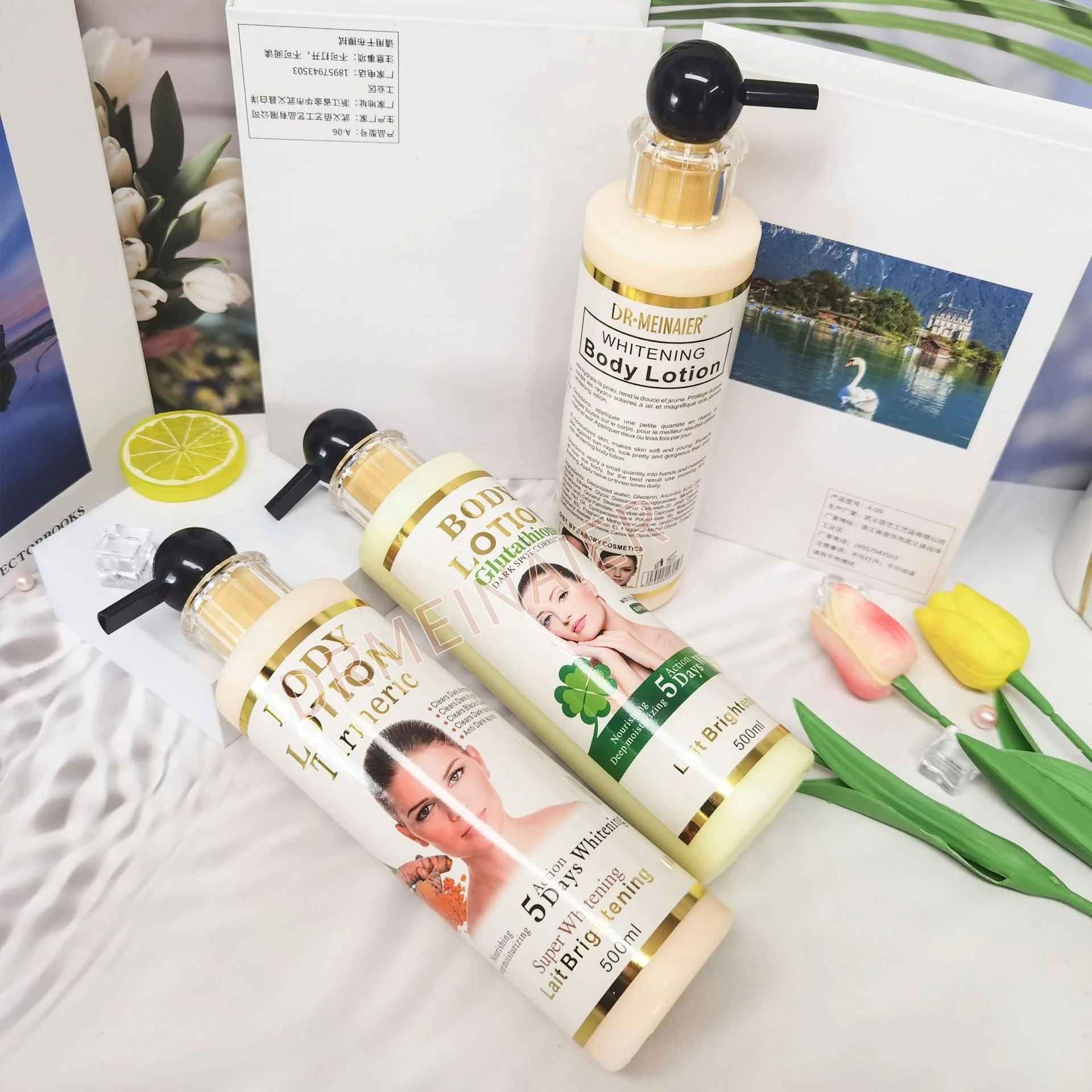 Body Skincare Vitamin C Cream And Collagen Vegan Body Lotion Moisturizing Non-greasy Whitening Body Lotion Wholesale