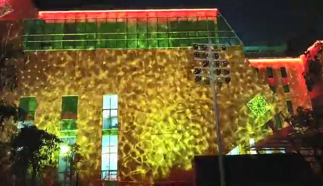 AMD6603 outdoor ip65 stage led 200w logo projector water flow effect light