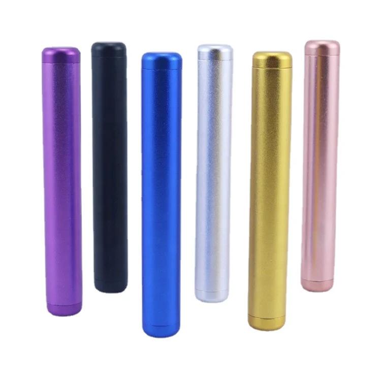 Smoking Accessories Metal Tubes SmellProof Storage Tube Portable Pocket Aluminum  Tube Smoking Products
