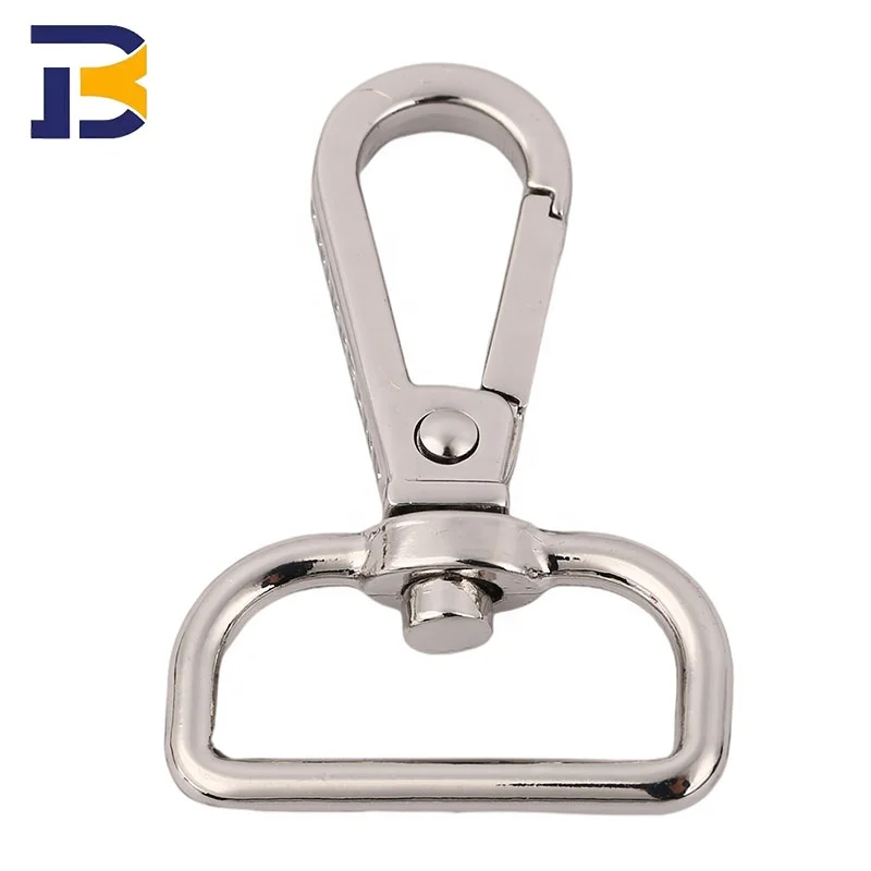 Gold Gunmetal Rainbow Snap Hook Spring Buckle Handbag Belt Accessories Metal Swivel Snap Hook