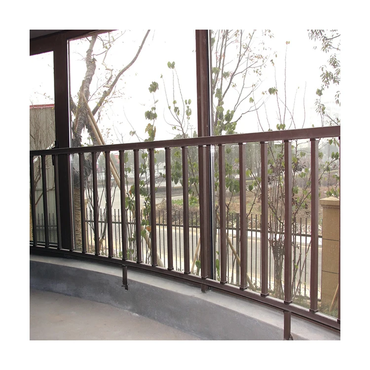 
Good Quality Factory Directly French Balcony Deck Railing Outdoor Aluminum Slat Fence 