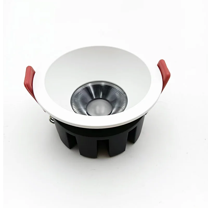 Aluminium black decorative led light spot led ceiling spot lights 0-10v dali triac  tuya zigbee dimmable recessed cob downlight