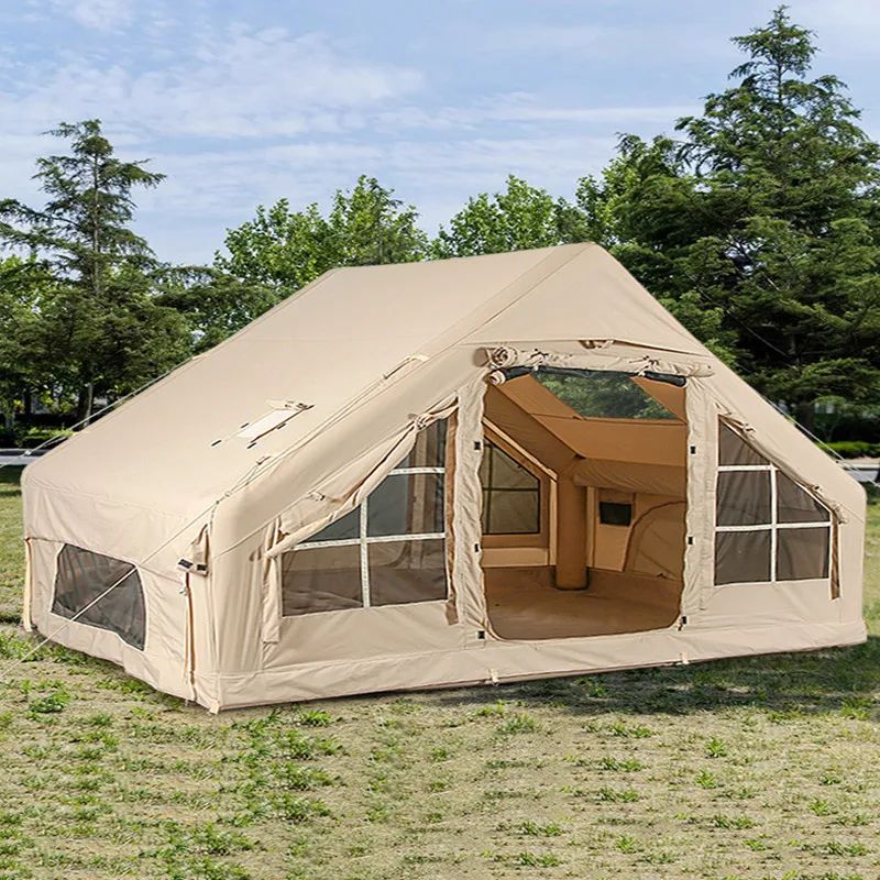 outdoor double layer 3 4 person speed open tent waterproof camping tent