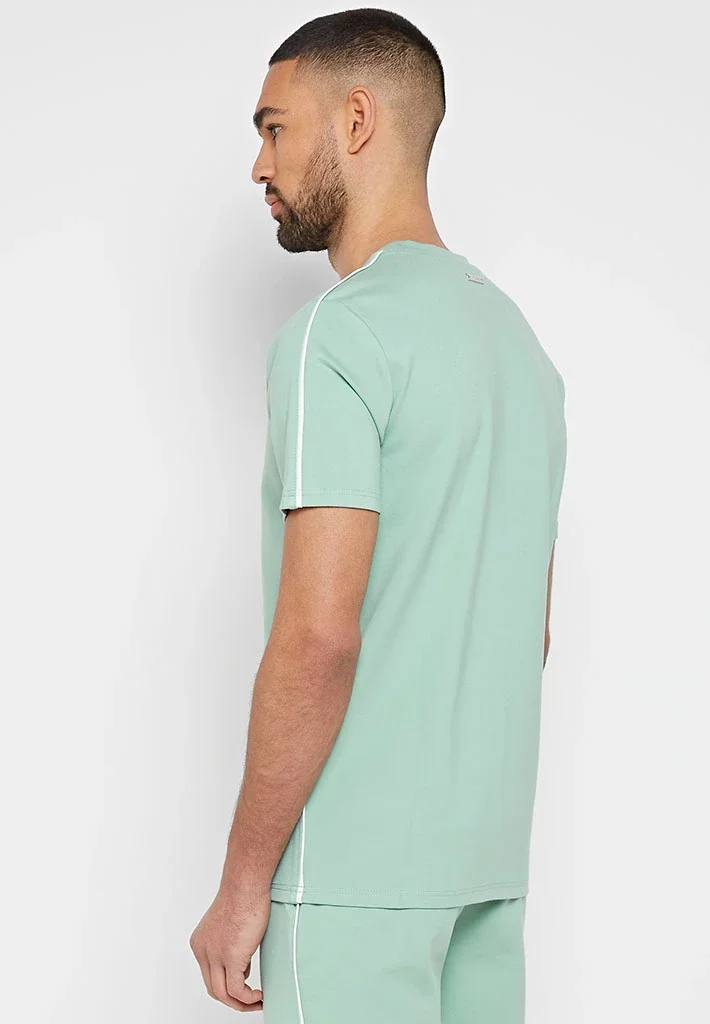 
Custom Two Piece Short Set Cotton White Stripe Jogging Suit for Men Two Piece Short Set Muscle Running Short Set 