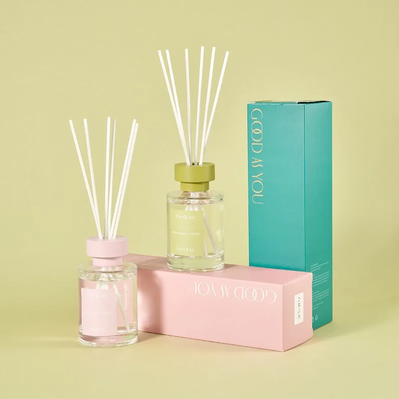 High Fragrance Gift Set Essential Oil long lasting air fresh perfume home spray reed diffuser with gift box