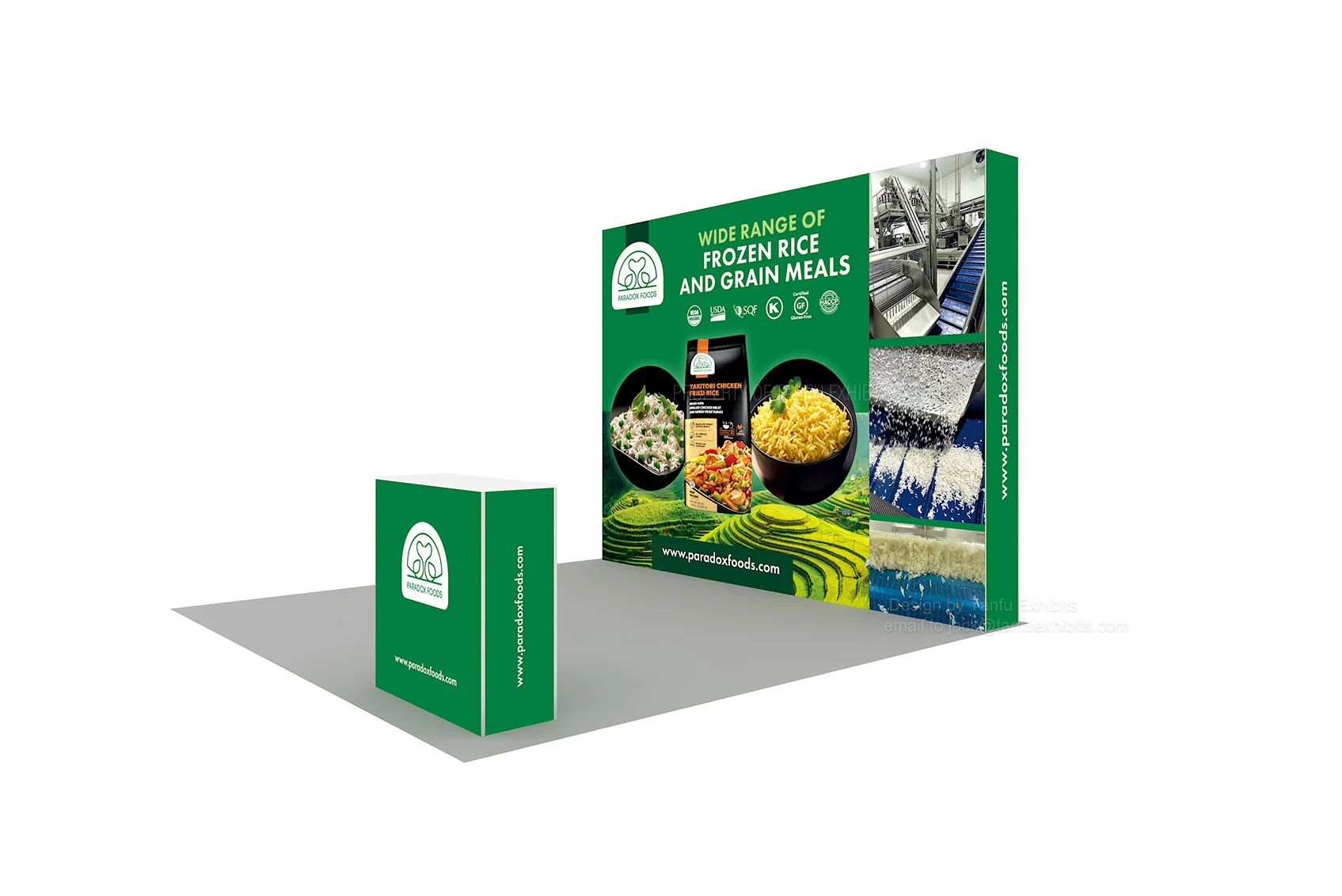 Advertising Pop Up Light Box Display Exhibition Backlit Backdrop for Events