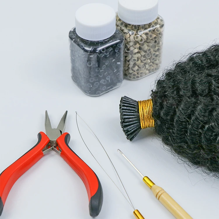 Горячая Распродажа индийские волосы Remy натуральные кератиновые для наращивания двойные вьющиеся афро кудрявые с микрозвеньями наращивание человеческих волос