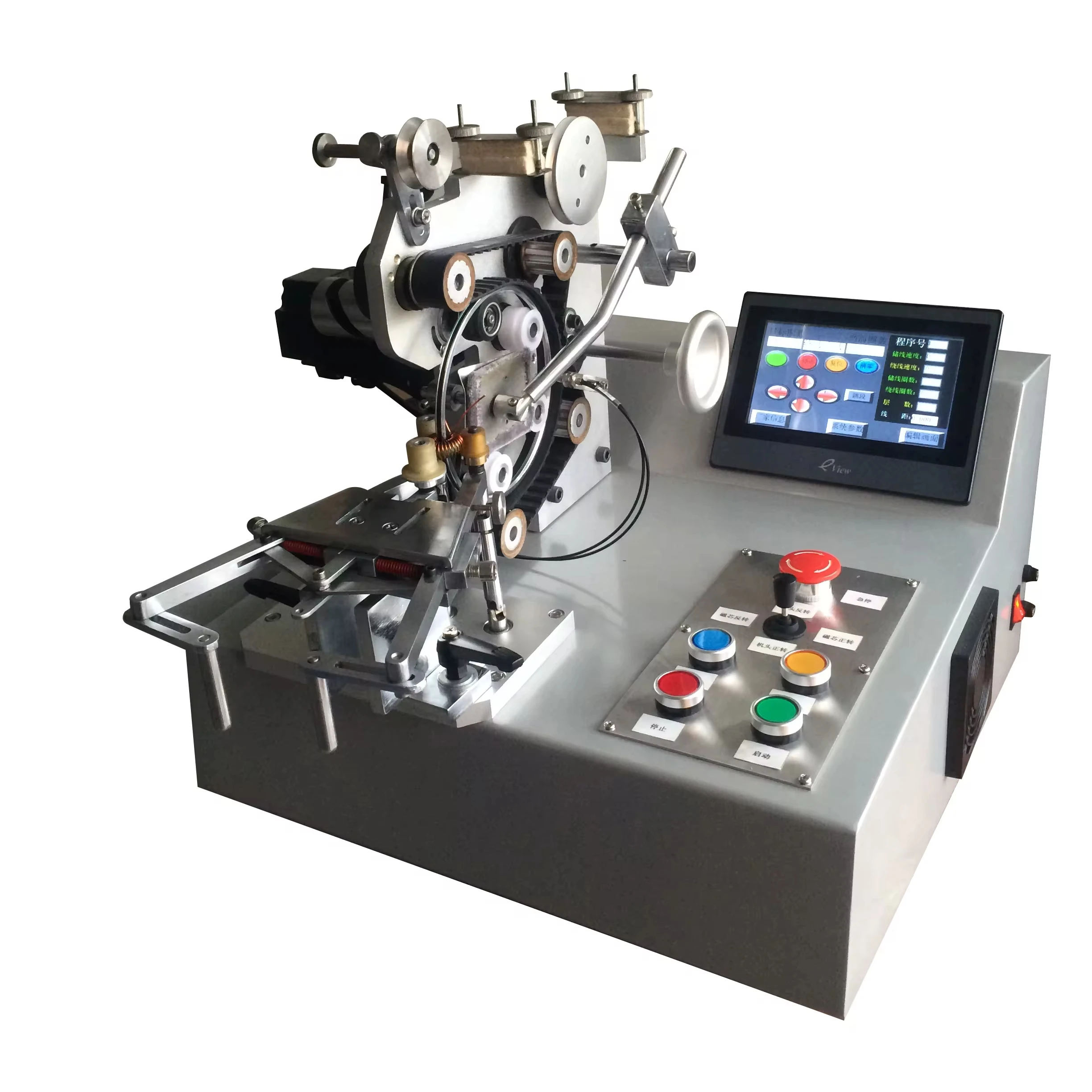 GWS-500 Side slip type toroidal transformer high speed winding machine Motor automatic coil winding machine