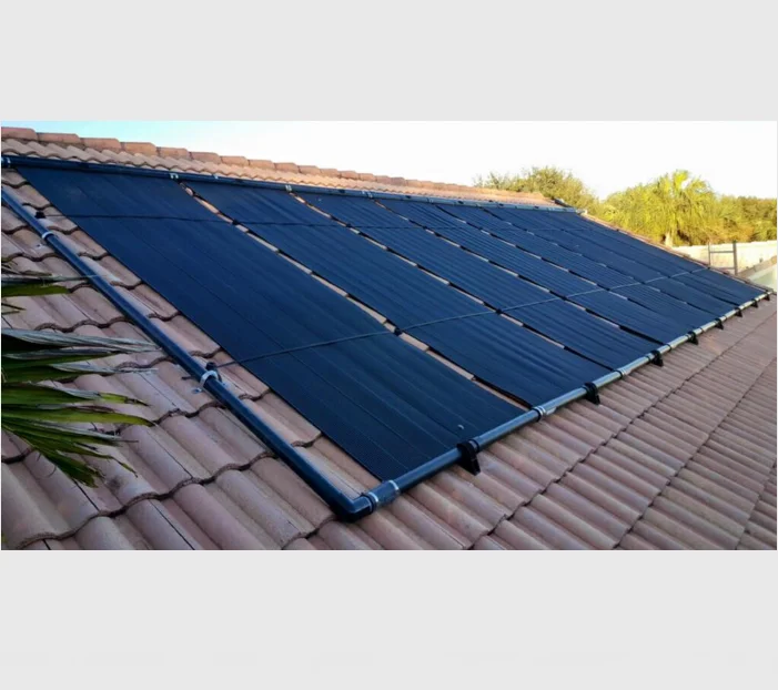 2021 DIY roof ground installation plastic solar water heater for pool