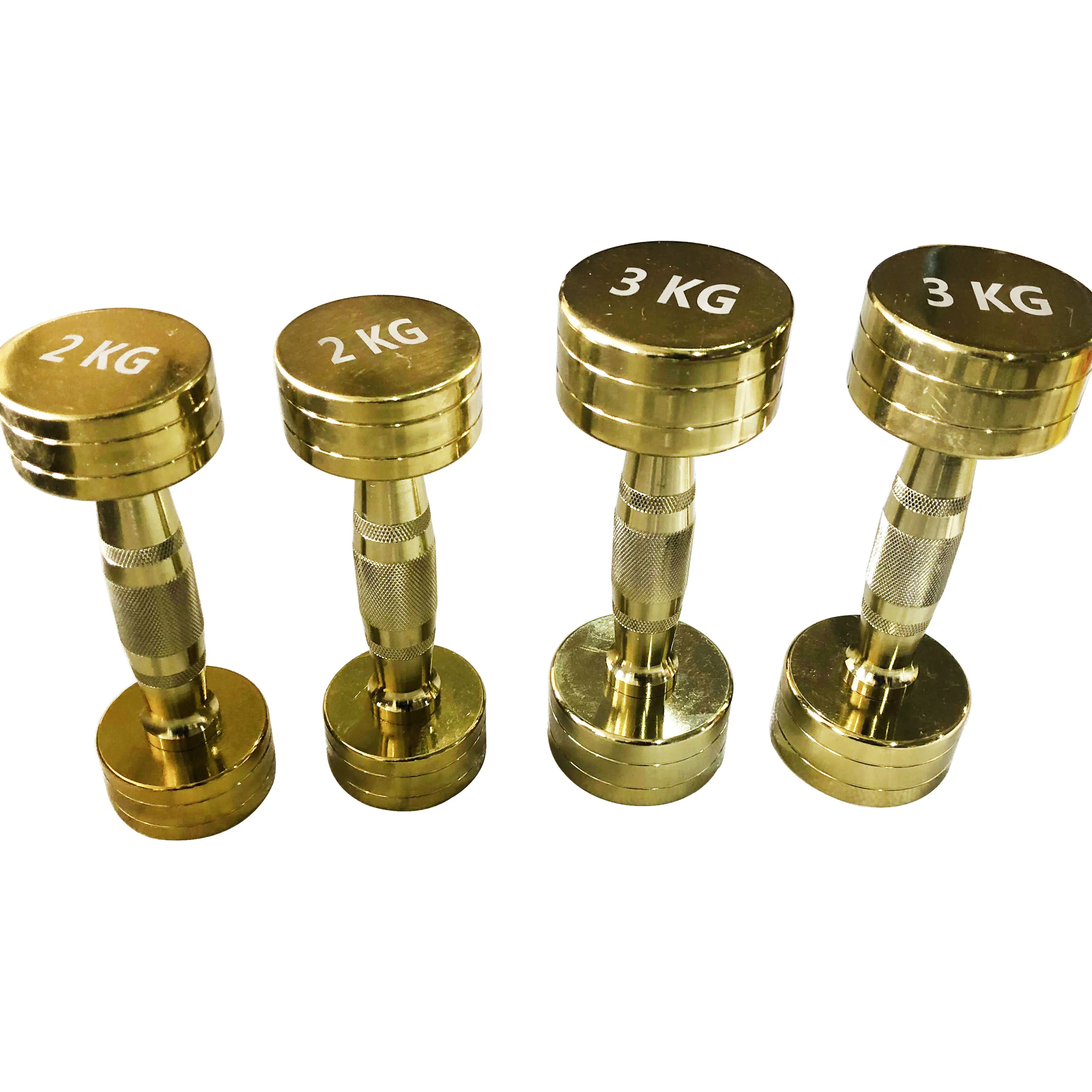 Factory Good Price 5kg 10kg 30kg 50kg Electroplating Dumbbell Gym Home Fitness Training Fix Dumbbell Set