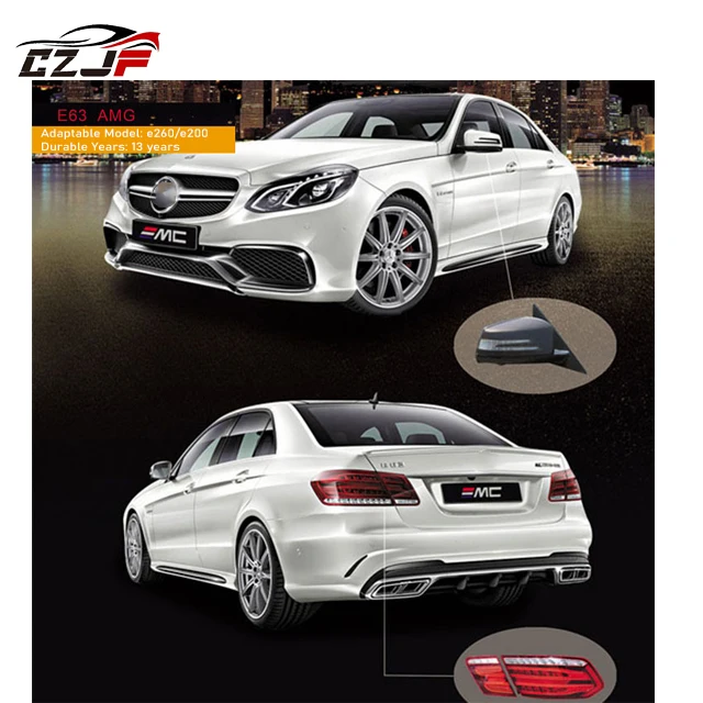 Hot sale front and rear screw cover car refit BODY KIT FOR Mercedes-Benz E-class W212 to E63 AMG 2010 2011 2012 2013 2014 2015