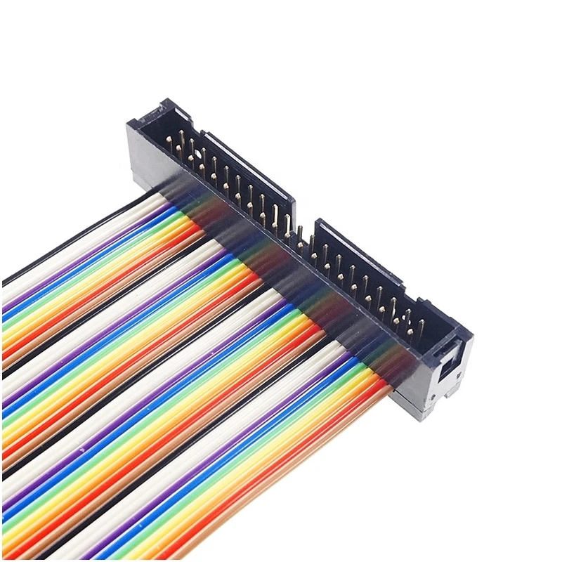 40 Pin GPIO Cable Male to Female GPIO Extender for Raspberry Pi 4B/3B+ Orange Pi Nano IDC Connector Crimp Wires Header