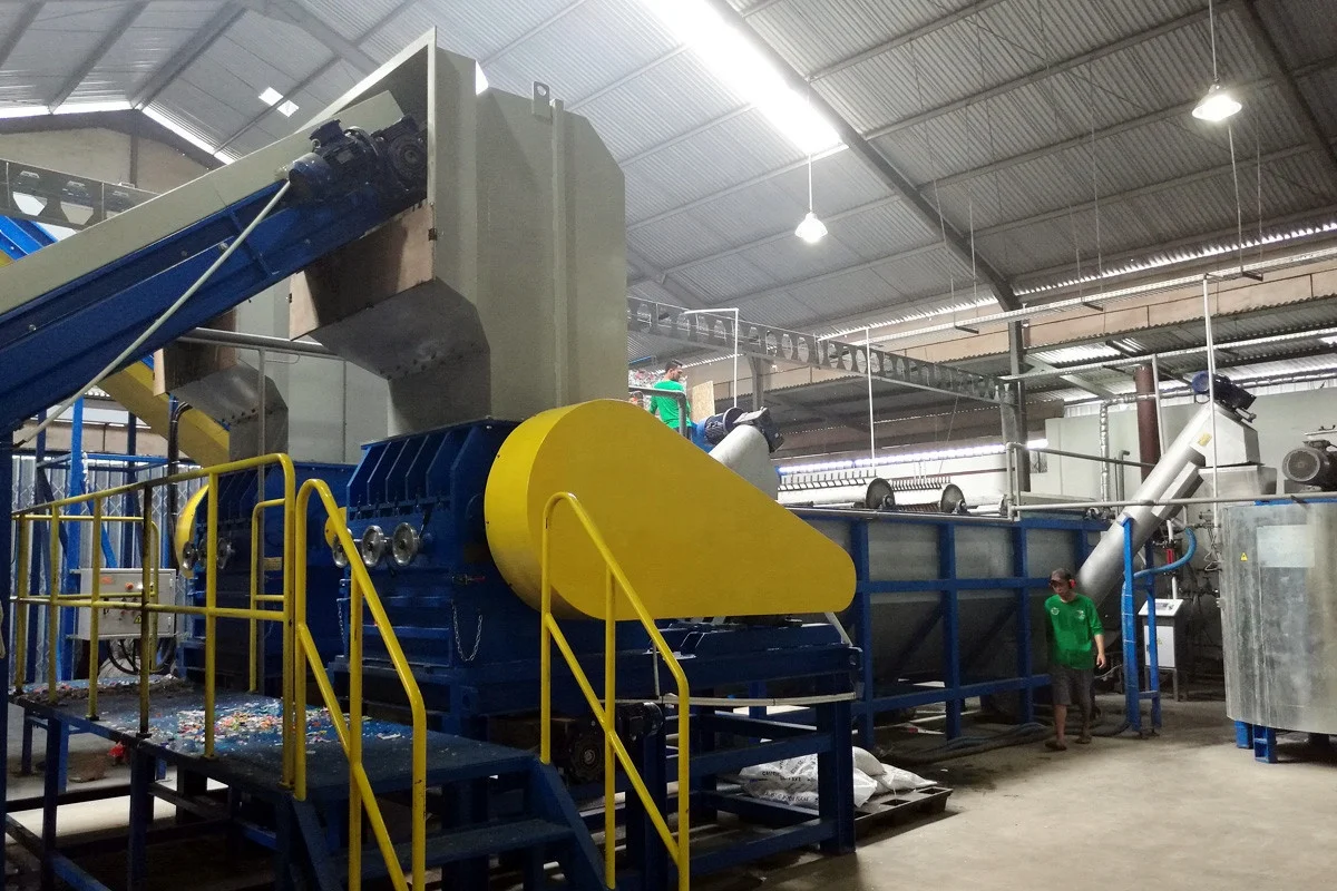 PP PE Bottle Washing Recycling Line for Sale Automatic Series Waste Plastic