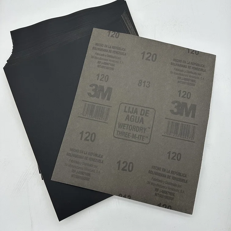 Wholesale Aluminum Oxide Silicon Carbide Abrasive Paper water Sandpaper Sheet For Car Body Polishing