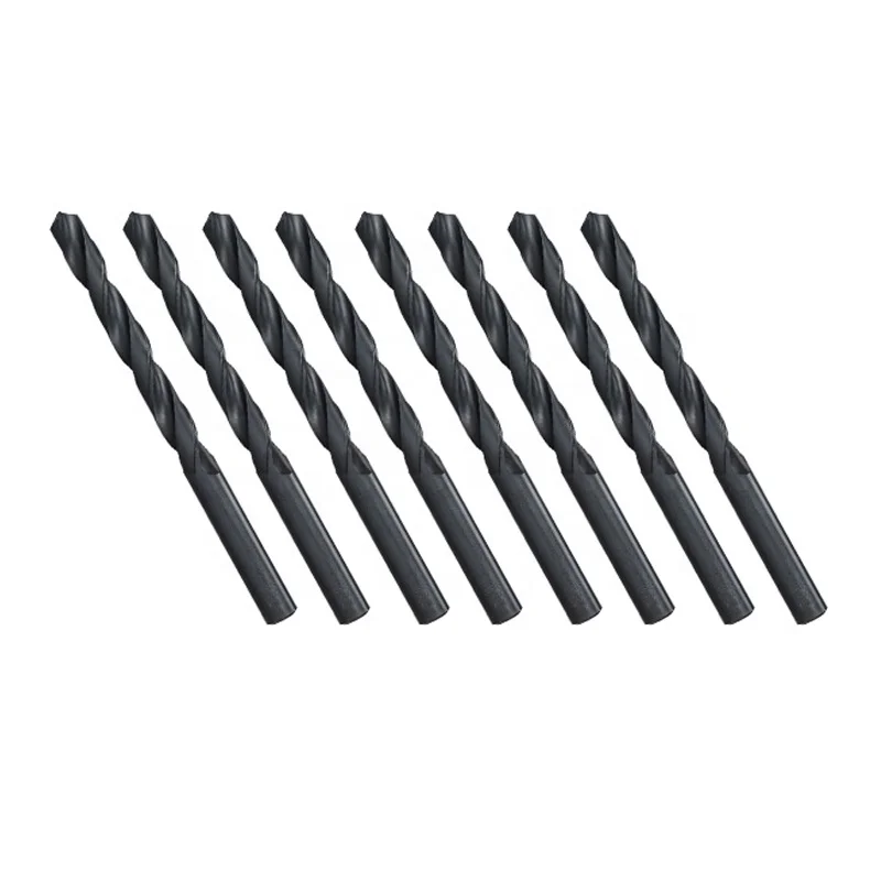 High Quality Long Parallel Twist Drills HSS Straight Taper Shank Twist Drills For Steels