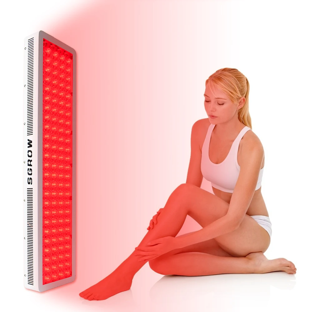 SGROW CE уход за кожей VIG1000 LED Терапевтический Свет Двойные переключатели 660nm 850nm Sungrow красный свет терапевтическая панель для