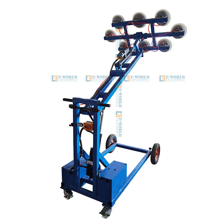 2024 latest production glass lifting trolley