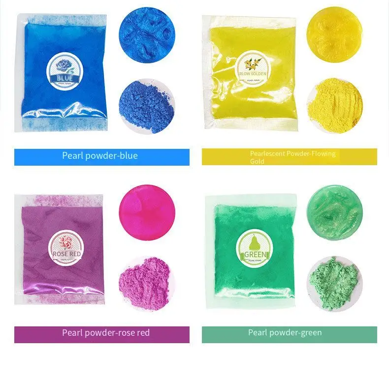 Epoxy Resin Dye 24 Mica Powder for Epoxy Set Epoxy Resin Color Pigment Soap Dye Cosmetic Pigment Powder