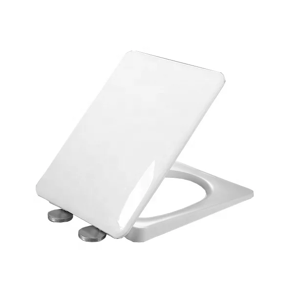ANBI 3D model design rectangular bathroom toilet seat lid for school office wc