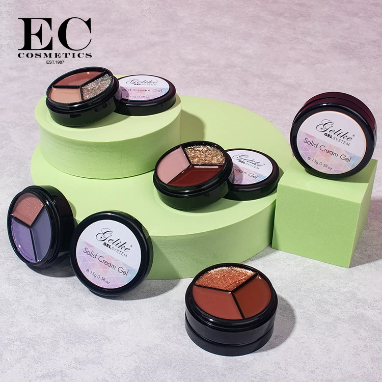 4 in 1 color paste gel polish long lasting 28 days multi color combination