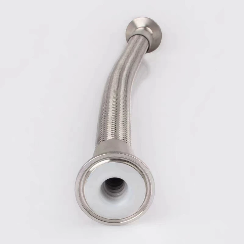 PTFE-lined metal hose Lined PTFE explosion-proof flexible connection pipe