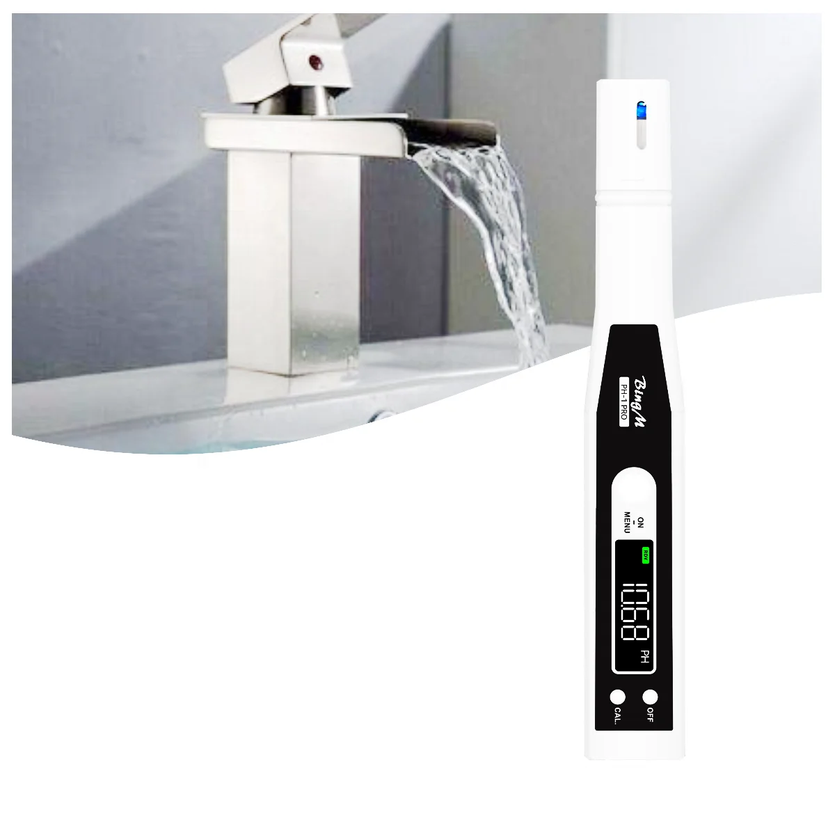 Digital High Precision PH Temperature Multi-parameter water analyzer ph Meter Digital for  Water Hydroponics