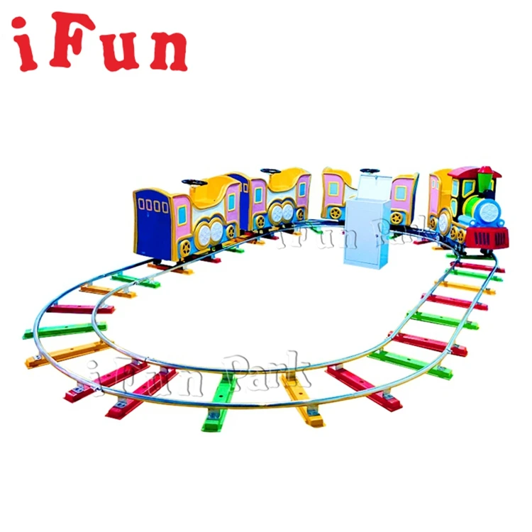 7 Seats Little Train Amusement Park  Equipment Kids electric amusement train rides