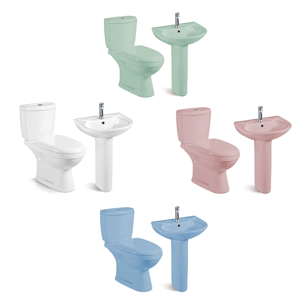Cheap Africa Twyford Closed Couple Two Piece Toilet Basin Set Wc