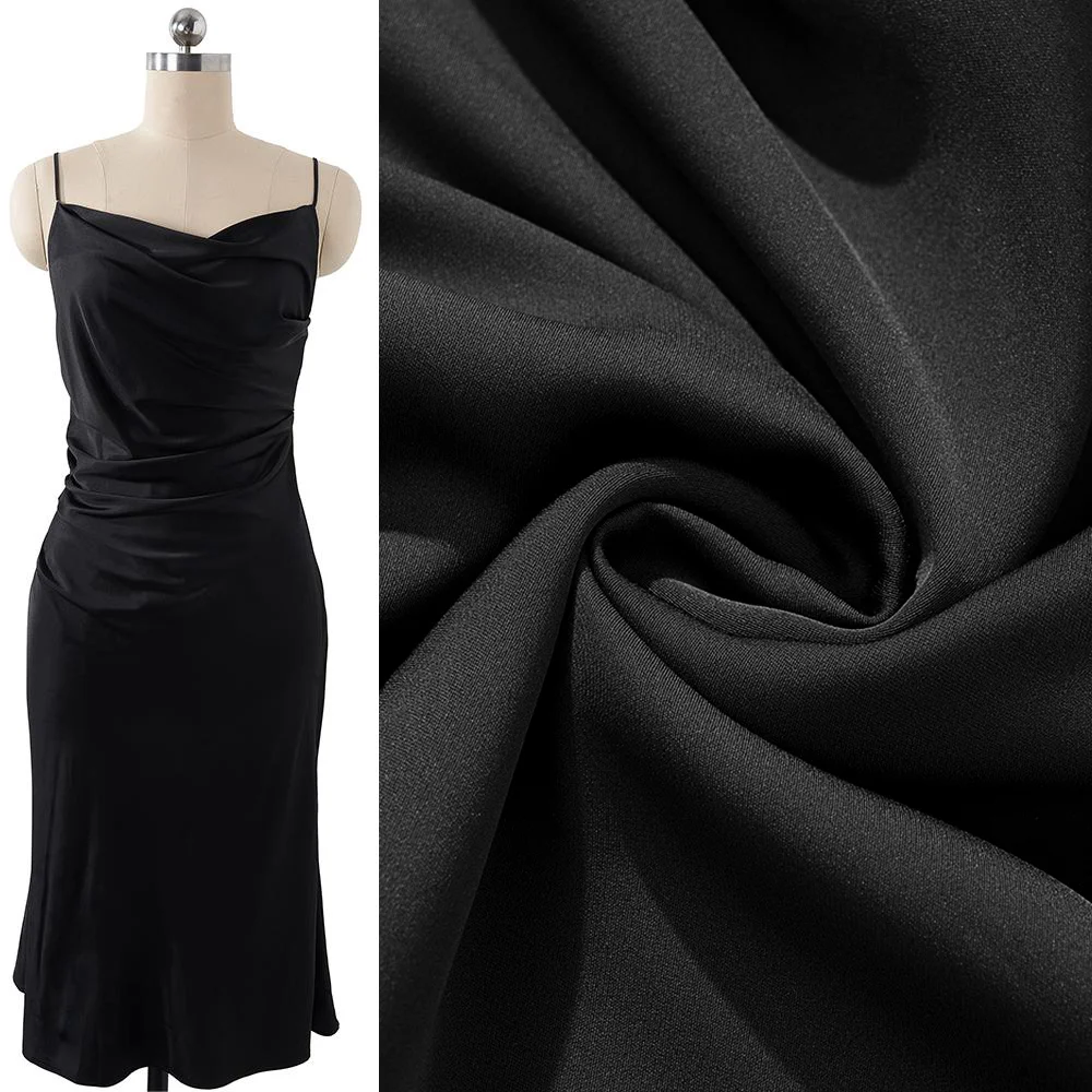 Wholesale 100% Pure Mulberry Silk Satin Fabric 16mm Woven Satin for Girls Sleepwear Plain Style