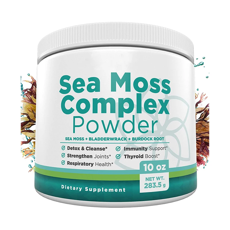 Private label Organics Sea Moss Complex Powder (10oz / 283g) | Sea Moss Organic | Irish Sea Moss Organic Raw