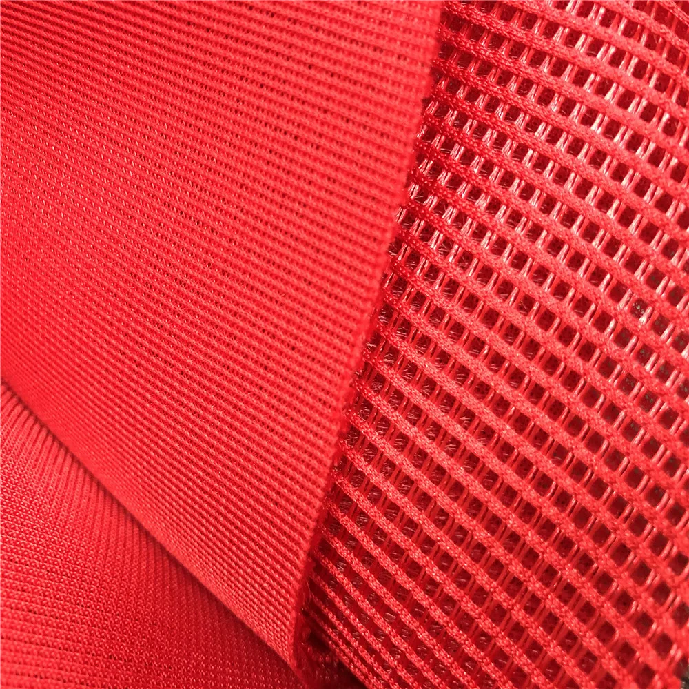 Recycled Fabric Textile Raw Material 3D Mesh Fabric Elastic Net Fabric For Office Chair