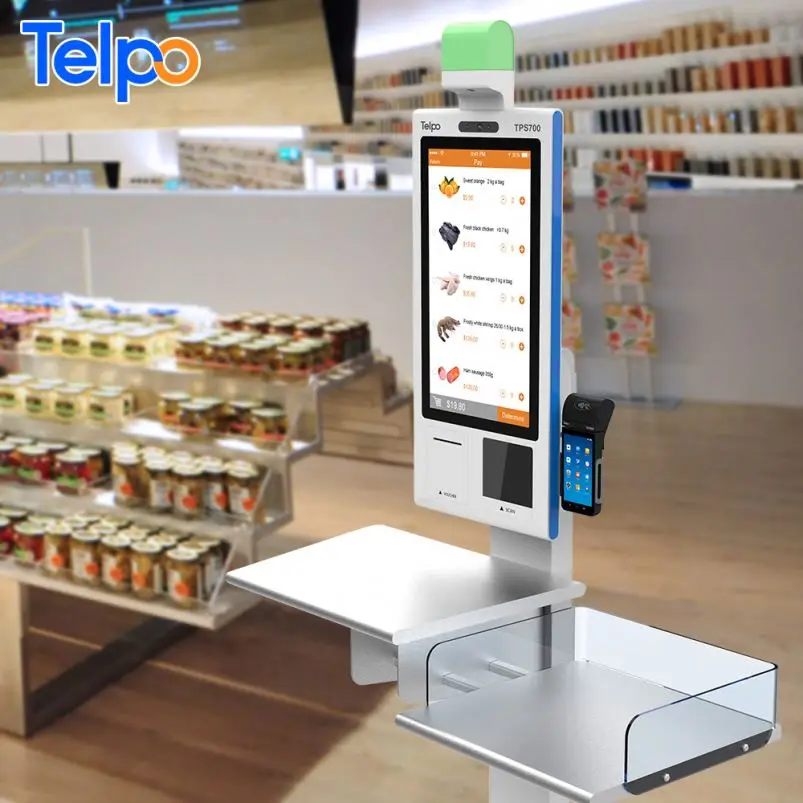 
Top smart payment solution partner Telpo face recognition self service cash register payment kiosk  (60776242185)