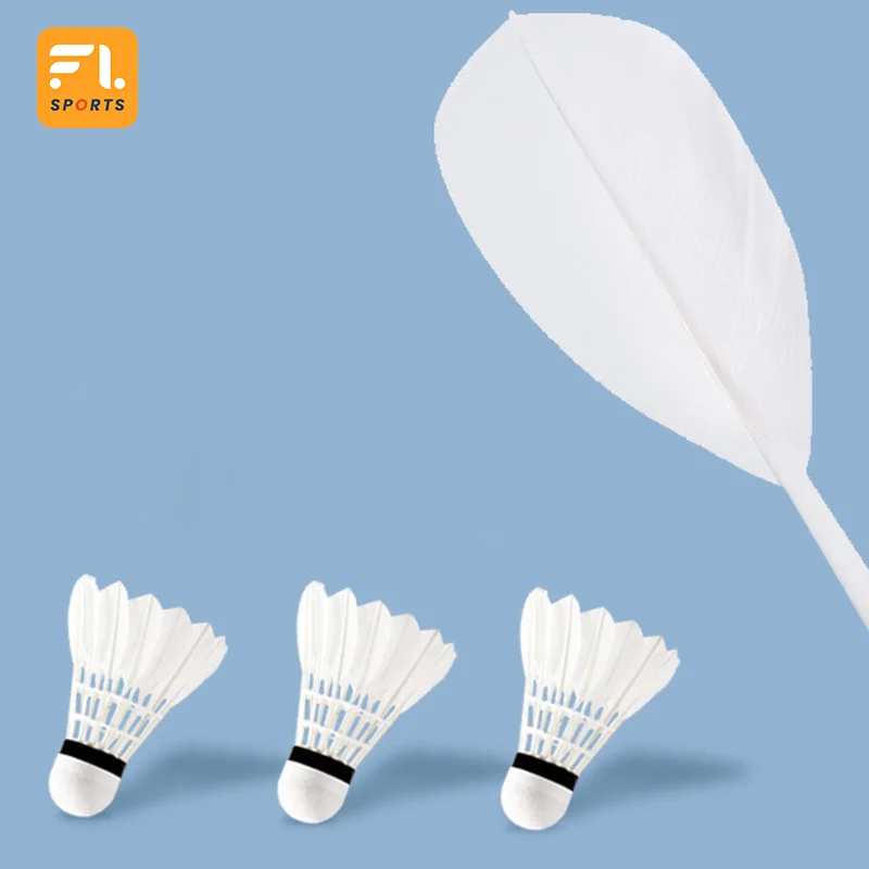 Professional Customized Training Badminton Shuttlecock Durable Badminton Goose Feather Match Badminton