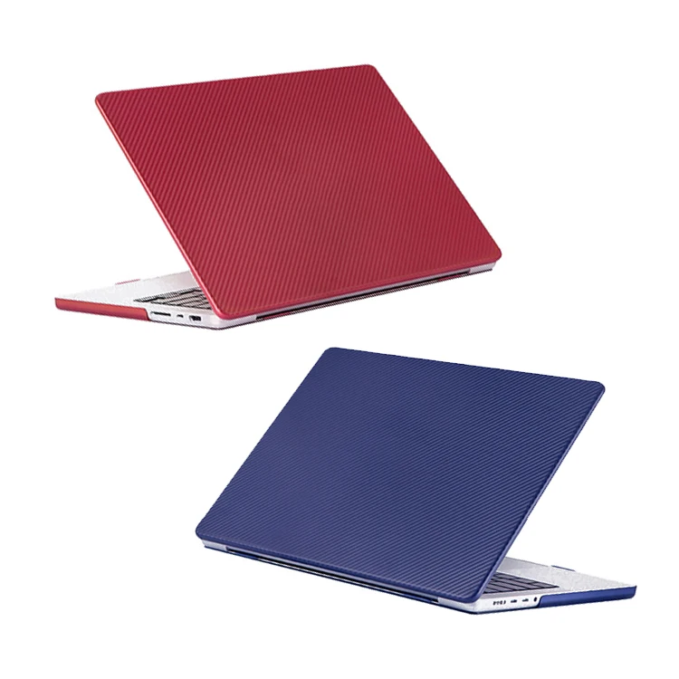 Ультратонкий защитный чехол с узором из углеродного волокна, 13 дюймов, толщина 1 мм, полипропиленовый материал, мягкий текстурный чехол из углеродного волокна для MacBook Air