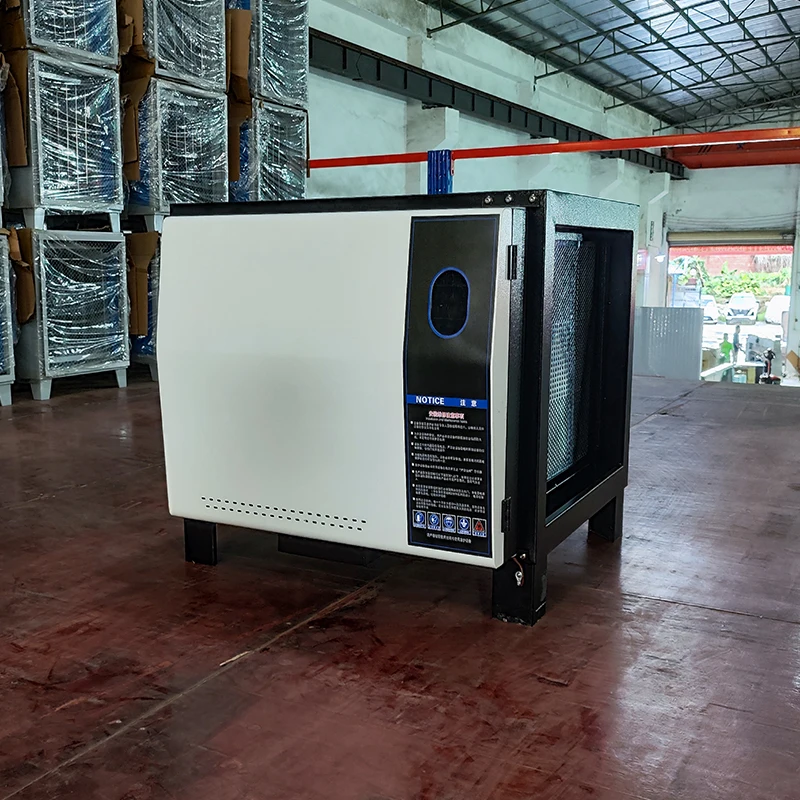 JINJELI  commercial kitchen coffee roaster smoke filter with esp relectrostatic air cleaner