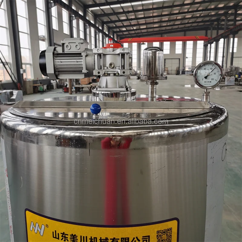 Pasturizer Tank For Milk Dairy Butter Processing Line Cheese Maker Machine