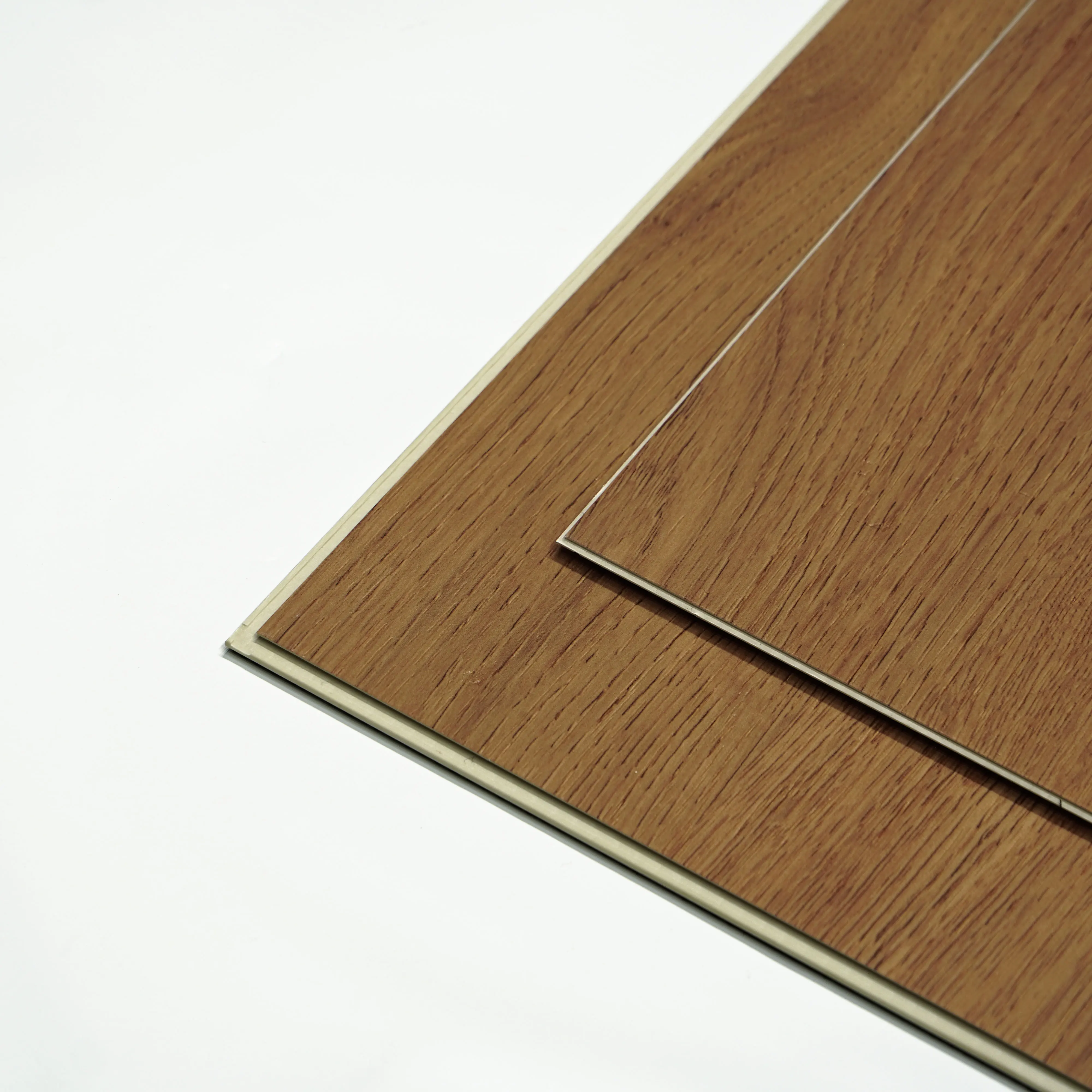SJFLOR Tile Emboss Planks ESPC Vinyl Flooring Vinyl in Register SPC Wood Flooring Oak EIR PVC Indoor European More Than 5 Years