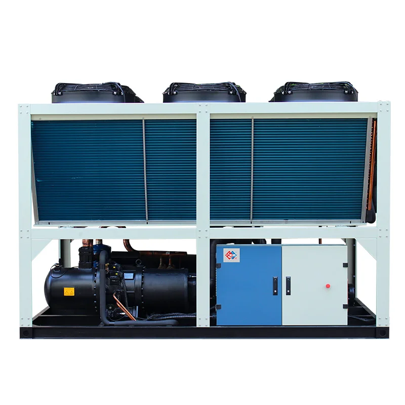 Air conditioning unit, air cooled chiller, air source chiller unit
