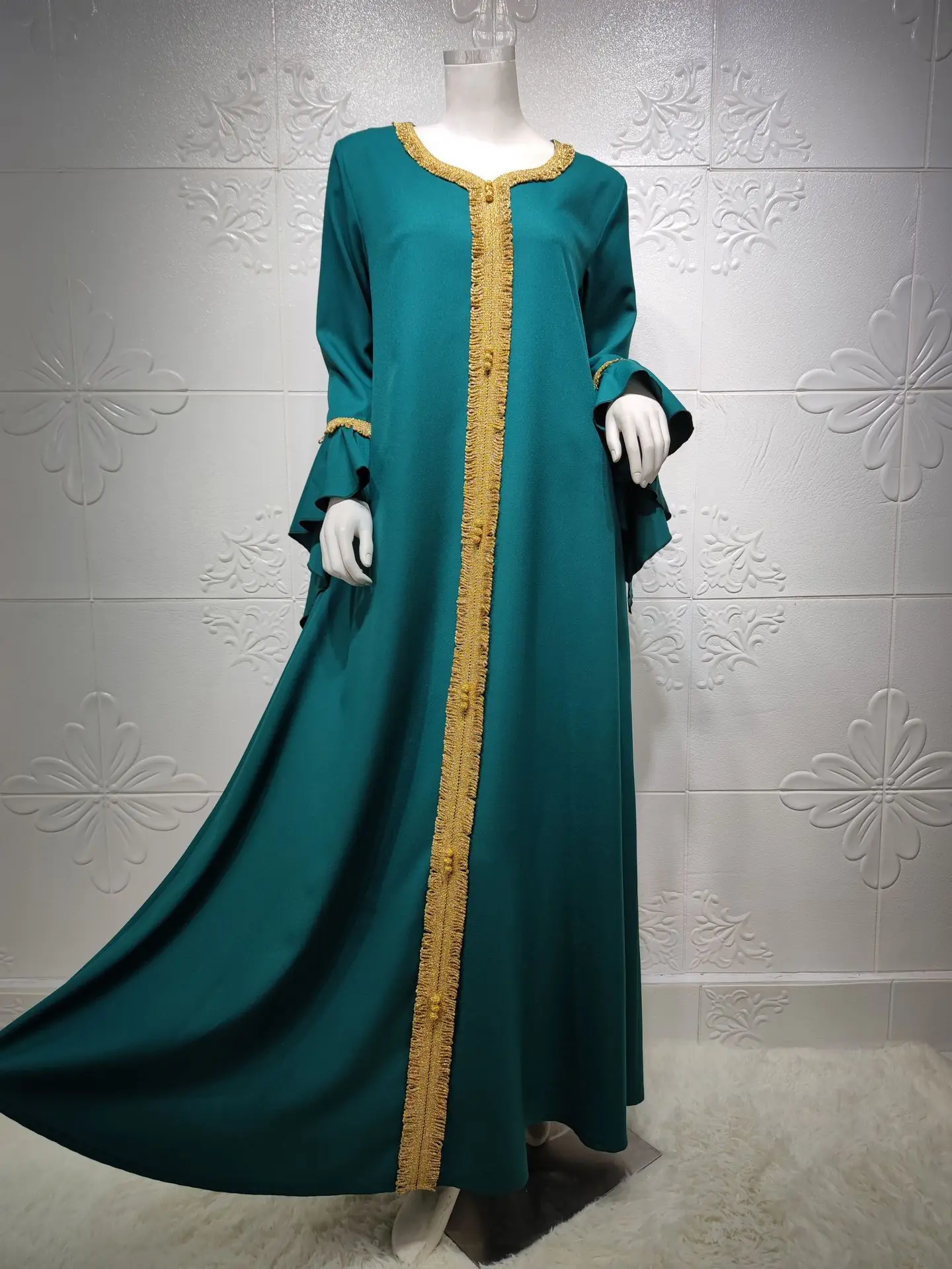 kaftan pakistani modest thobe muslim dress women Middle East kurti abaya dubai Africa India & Pakistan Islamic Clothing 11