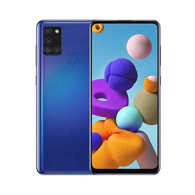 Восстановленные оригинальные разблокированные телефоны Android класса A + Б/у сотовый телефон A21S 32 Гб для