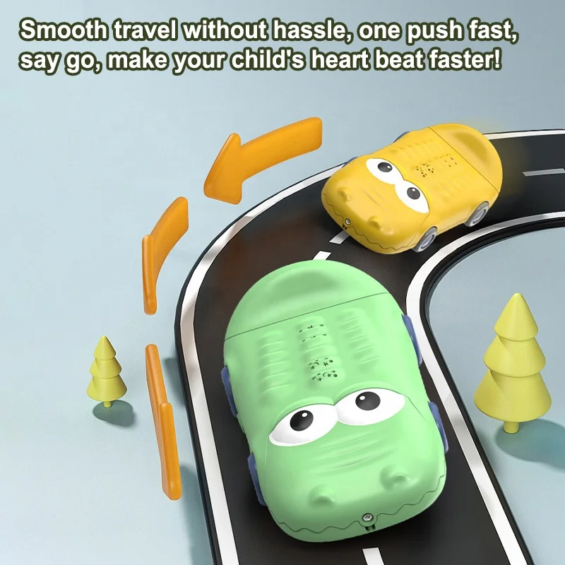 Early Educational Crocodile Baby Phone With Music Projection Flashlight Car Toys Projection Mobile Phone Toy For Infants
