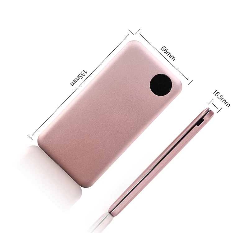 10000mAh custom logo whole body aluminum alloy metal power bank